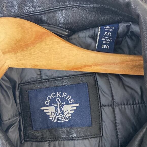 Dockers Faux Fur Men's 2X Jacket Zip Up - Picture 8 of 12